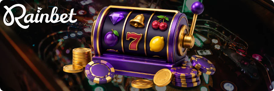 Rainbet slots en modo demo con saldo virtual y RTP del 96%